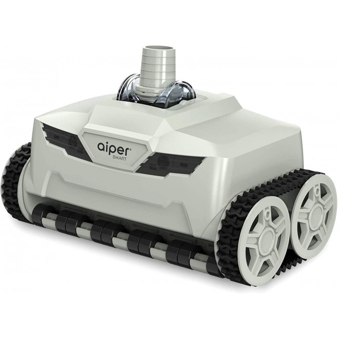 AIPER SMART Automatic Suction Pool Vacuum Cleaner, 360° Rotatable Wall Climbing Suction-Side Cleaner for Inground Swimming Pools with 32ft Hoses(20pcs)