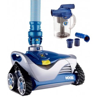 Zodiac Mx6 Automatic Suction Side Pool Cleaner Vacuum with Zodiac Cyclonic Leaf Canister