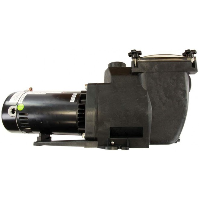 Rx Clear Super Hi-Flow 3/4 HP In-Ground Pool Pump | 48 Frame Motor | 115/230 Volts | See-Through Strainer Lid | High Efficiency