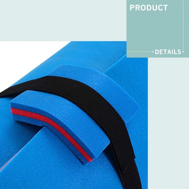 Outroad Water Floating Mat Water Floating Foam Pad for Lakes Lily Pad Beach Floatation Pad for Pools &Beach, Multiple Size, Blue/Yellow