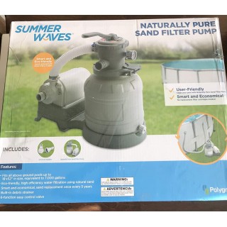 Summer Waves Sand Filter Pump for Above Ground Pools