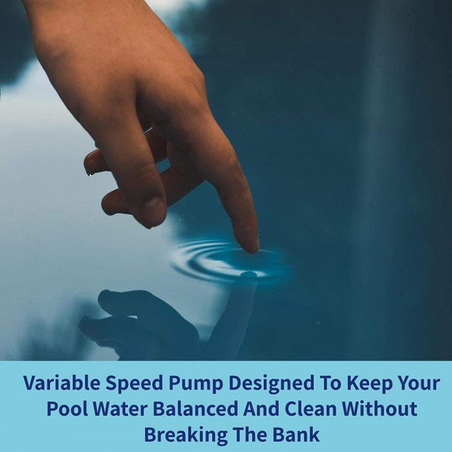 Blue Torrent Cyclone 1.5 HP Variable Speed Pump for In Ground Swimming Pools