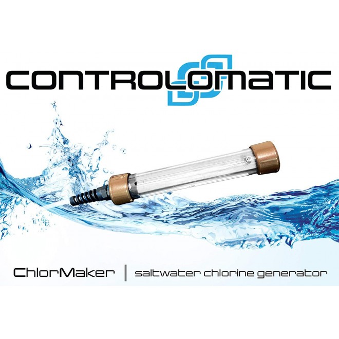 ChlorMaker Salt Water Hot Tub and Spa Chlorine Generator, Drape Over Saltwater System with 10 Power Levels, Boost Mode and Control Box