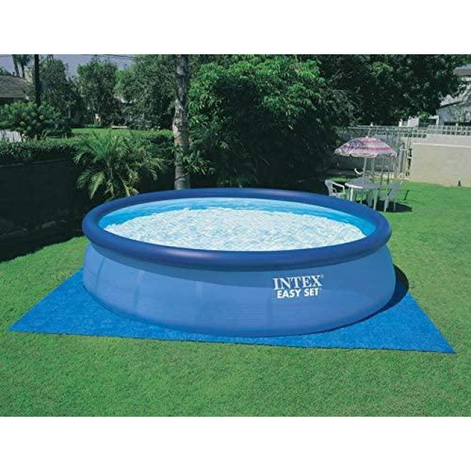 Intex 18ft x 48in Easy Set Above Ground Pool with Pump & Krill Automatic Vacuum