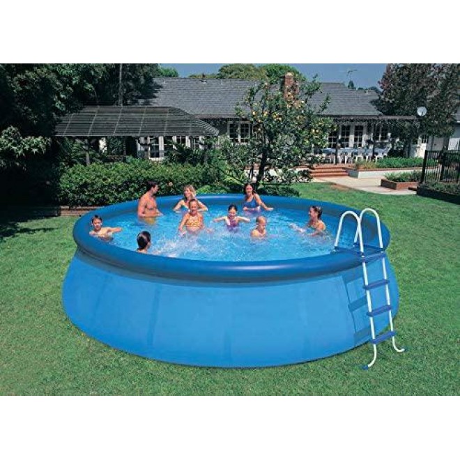 Intex 18ft x 48in Easy Set Above Ground Pool with Pump & Krill Automatic Vacuum