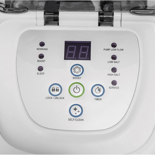 Intex 26665EG Intex-120V Saltwater System & Ozone W/GFCI Pool, 3 self-Clean Modes Available, 6/10/14-hr Cycles, White