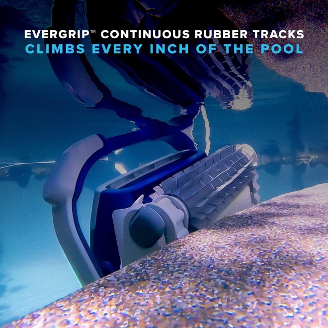 Metalix Aquabot Elite Robotic Pool Cleaner with Caddy Included, Triple Scrubbing Brushes, Massive Dual Cartridge Filters, Quickdraw Filters, and 3 Yr Warranty