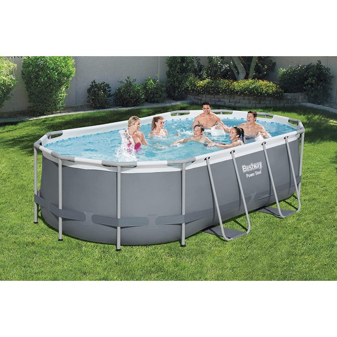 Bestway Power Steel Above Ground Pool Set (14' x 8'2