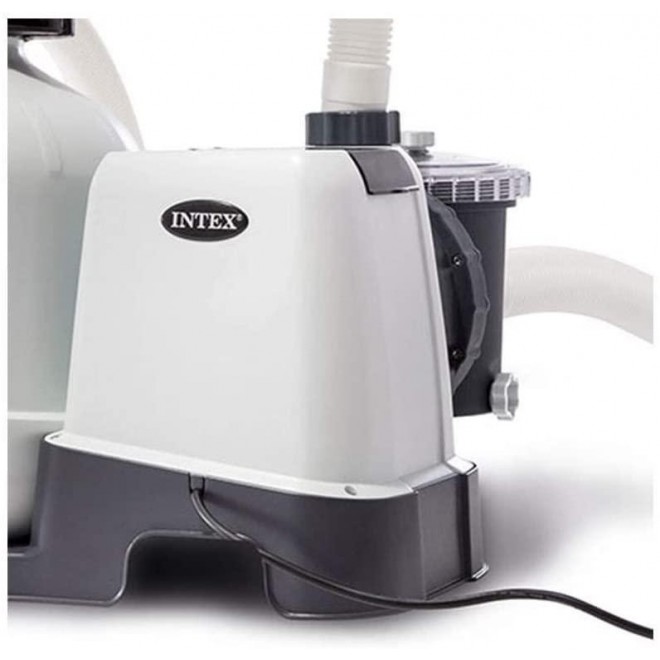 Intex 2800 GPH Above Ground Pool Sand Filter Pump and Automatic Pool Vacuum