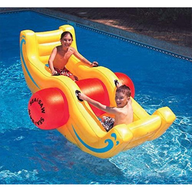 ARABYAN BROTHERS Swimming Pool Inflatable Sea-Saw Rocker See-Saw Float Lounges