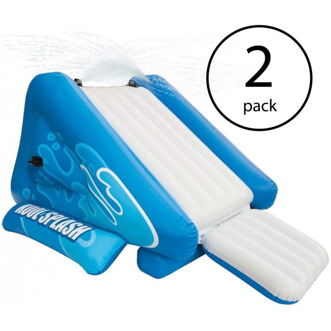 Intex Kool Splash Inflatable Play Center Swimming Pool Water Slide (2 Pack)