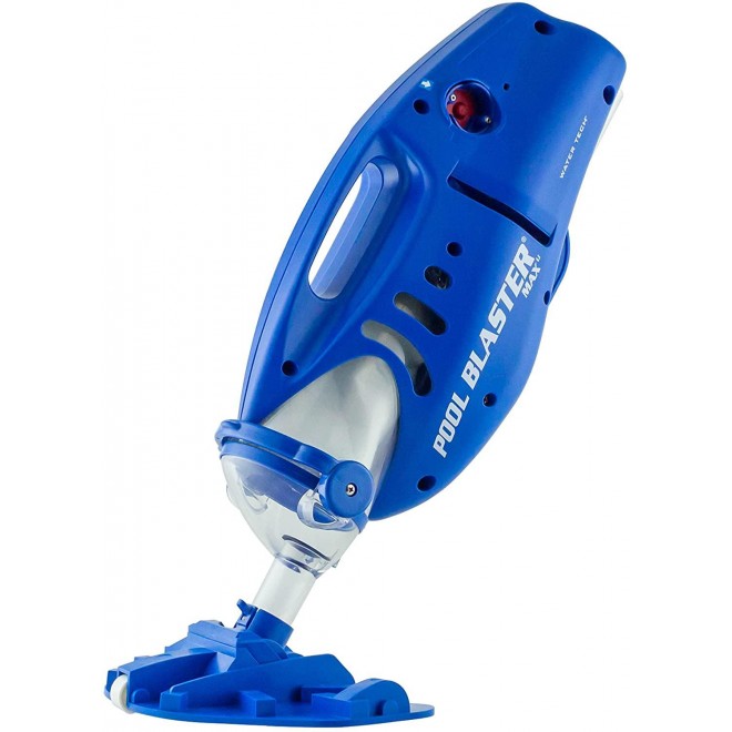 Pool Blaster Max Cordless Rechargeable, Battery-Powered, Pool-Cleaner with 10.5” Scrub Brush Head, Large Filter Bag, Ideal for In-Ground Pool and Above Ground Pools for Leaves, Dirt and Sand & Silt.