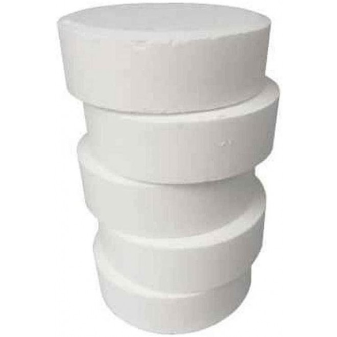 Intex 28207EH 10 Feet x 30 Inch Steel Metal Frame Outdoor Backyard Above Ground Swimming Pool Kit with Filter Pump & 3 Inch Chlorine Tabs, 10 lbs