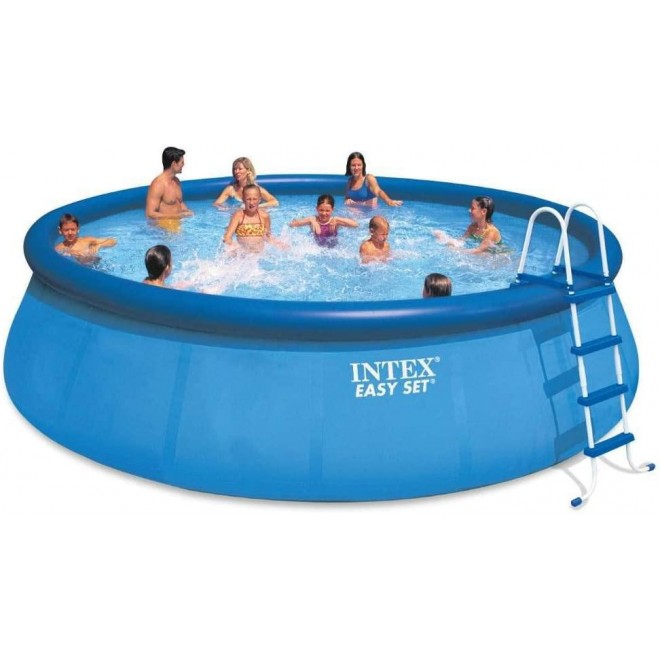 Intex 18ft x 48in Easy Set Above Ground Pool with Pump & Krill Automatic Vacuum
