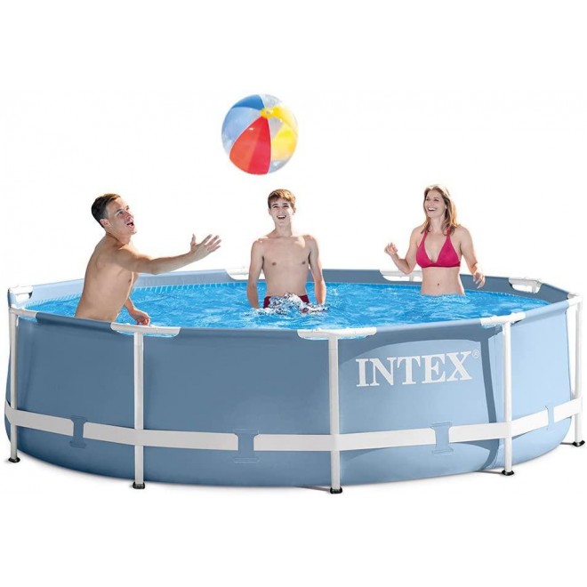 Intex 12ft X 30in Prism Frame Pool Set with Filter Pump