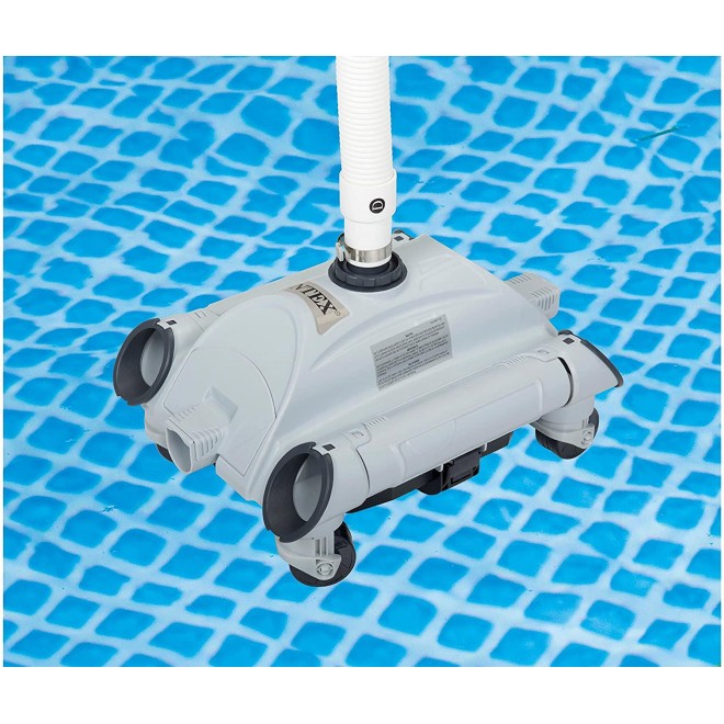 Intex Pool Sand Filter Pump with Pool Vacuum and Wall Mount Pool Surface Skimmer