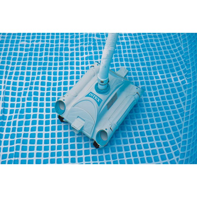 Intex Pool Sand Filter Pump with Pool Vacuum and Wall Mount Pool Surface Skimmer