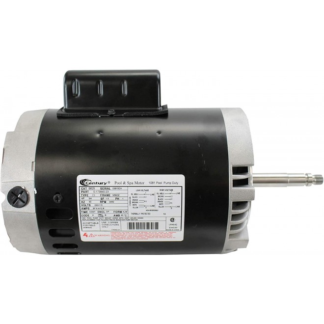 A.O. Smith Century B625 3/4HP 3450RPM 115/230V Polaris PB460 Booster Pump Motor