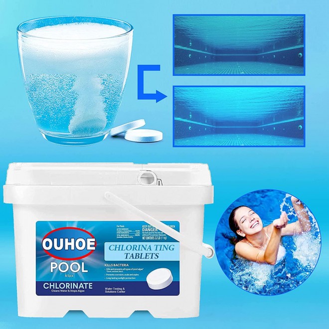 bestheart Pool Vacuum - Swimming Pool Cleaning Tool - Cleaner Cleaning Tool with Universal Fit Handle - Fast Cleaning Debris Pickup Removal Pond Bag Rake (J - 1000Pcs)