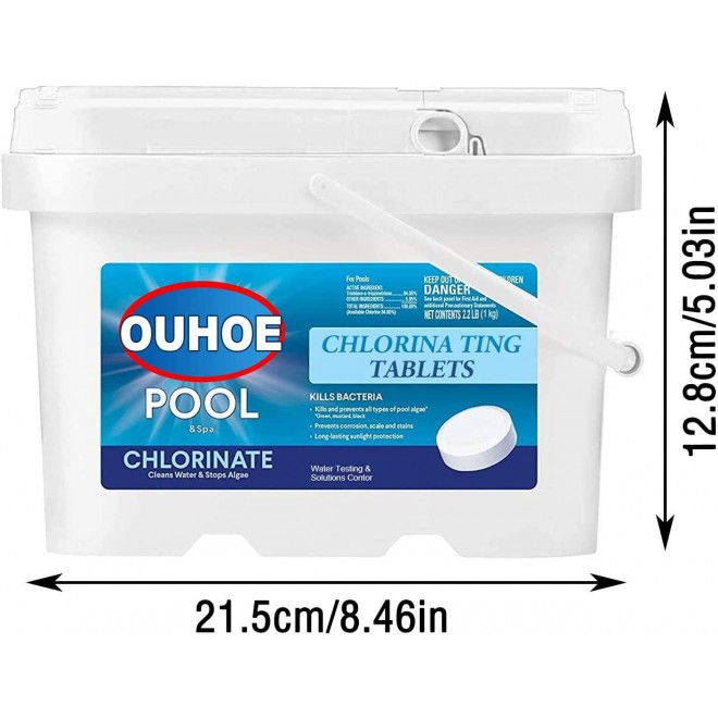 bestheart Pool Vacuum - Swimming Pool Cleaning Tool - Cleaner Cleaning Tool with Universal Fit Handle - Fast Cleaning Debris Pickup Removal Pond Bag Rake (J - 1000Pcs)