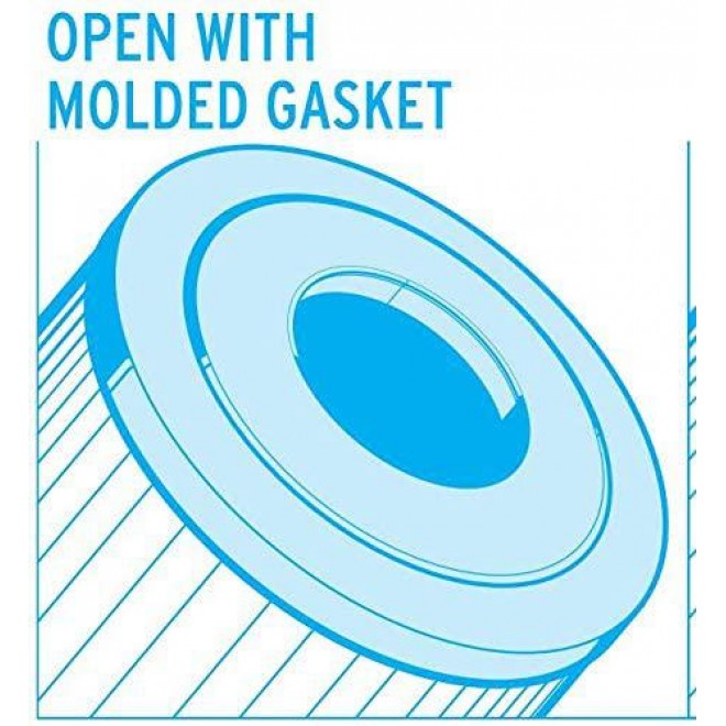 4) Unicel C-8418 Pool Spa Replacement Cartridge Filters 200 Sq Ft Jandy CS200