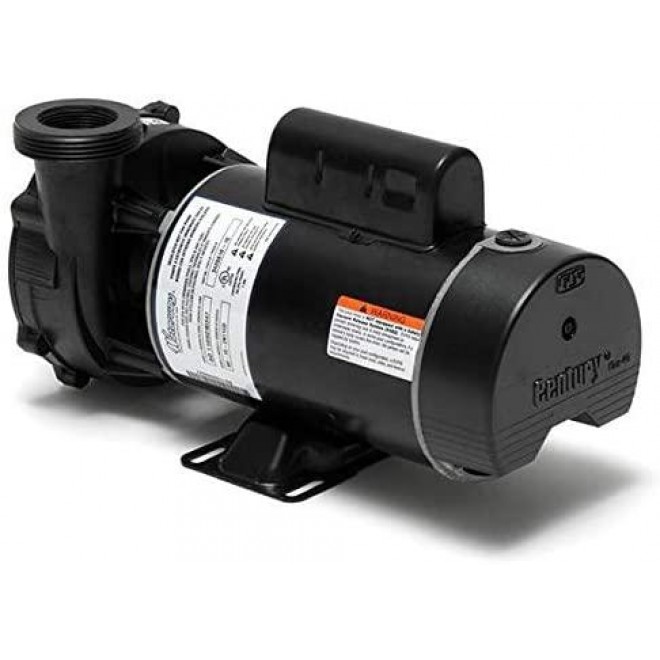 Waterway Hi-Flo Side Discharge 1HP Single-Speed Spa Pump, 115V 3410410-10