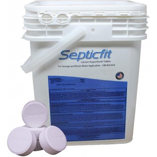 Septicfit Chlorine Tablets 132-Tablet Pail (45.1lb) - NOT FOR USE IN SWIMMING POOLS
