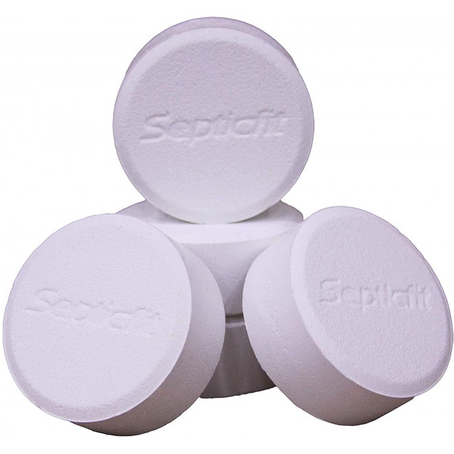 Septicfit Chlorine Tablets 132-Tablet Pail (45.1lb) - NOT FOR USE IN SWIMMING POOLS