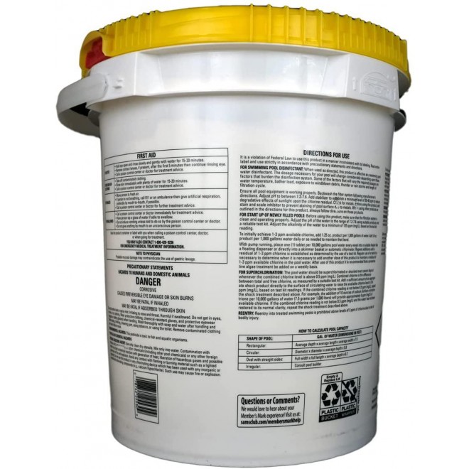 Members Mark Chlorinating Tablets 40LB 3