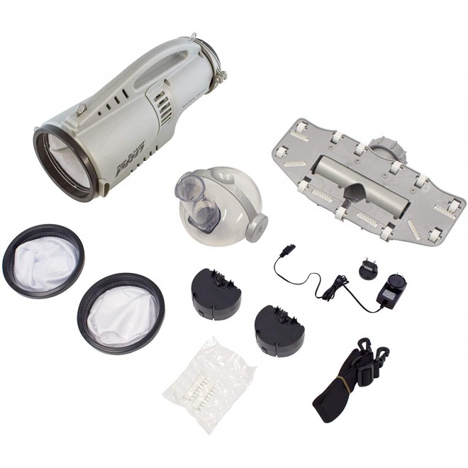 POOL BLASTER Pro 900 Commercial Pool Cleaner - Cordless Rechargeable Battery-Powered Vacuum with 14.9” Head, Large Capacity Filter Bags and 2 Interchangeable Batteries