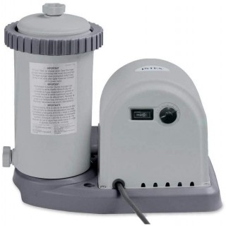 Intex 28635EG Krystal Clear Cartridge Filter Pump for Above Ground Pools, 1500 GPH Pump Flow Rate, 110-120V with GFCI