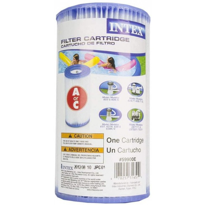 Intex 1500 GPH Easy Set Pool Pump Filter Cartridge with Timer & GFCI + Filters