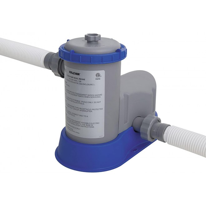 Bestway 13ft x 7ft x 32in Rectangular Frame Above Ground Swimming Pool & Pump