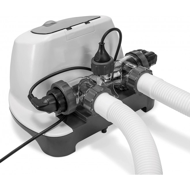 Intex Krystal Clear Saltwater System with E.C.O. (Electrocatalytic Oxidation) for up to 7000-Gallon Above Ground Pools, 110-120V with GFCI