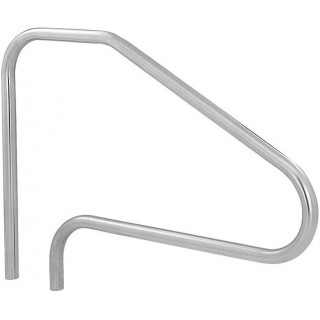 S.R. Smith DMS-101A 4-Bend Deck Mounted Swimming Pool Handrail, Stainless Steel