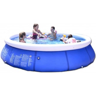 Inflatable Swimming Pool Above Groud, Outdoor Backyard Garden Easy Set Blow Up Pools for Kids and Adluts (8ft x 25in)