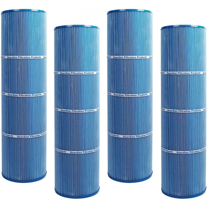 4 Guardian Antimicrobial Pool Spa Filter Replaces PA100N, Unicel: C-7487, Filbur: FC-1270, CX870-XRE, C4000 Hayward Microban