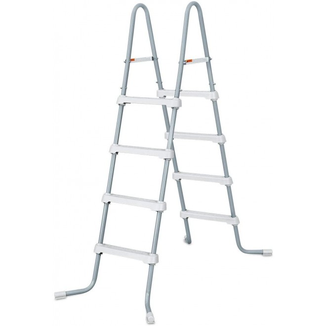 Summer Waves 14 Foot x 36 Inch Metal Frame Outdoor Backyard Above Ground Swimming Pool Set with Filter Pump, Ladder, Patch Kit & 3