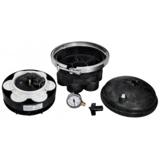 Paramount 004-302-4184-03 6 Port Water Valve44; Black - 2 in.