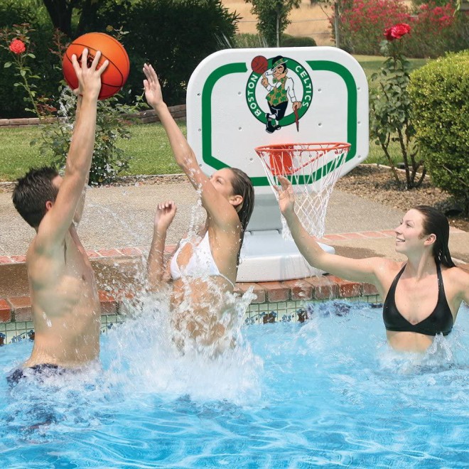 Poolmaster Boston Celtics NBA USA Competition-Style Poolside Basketball Game