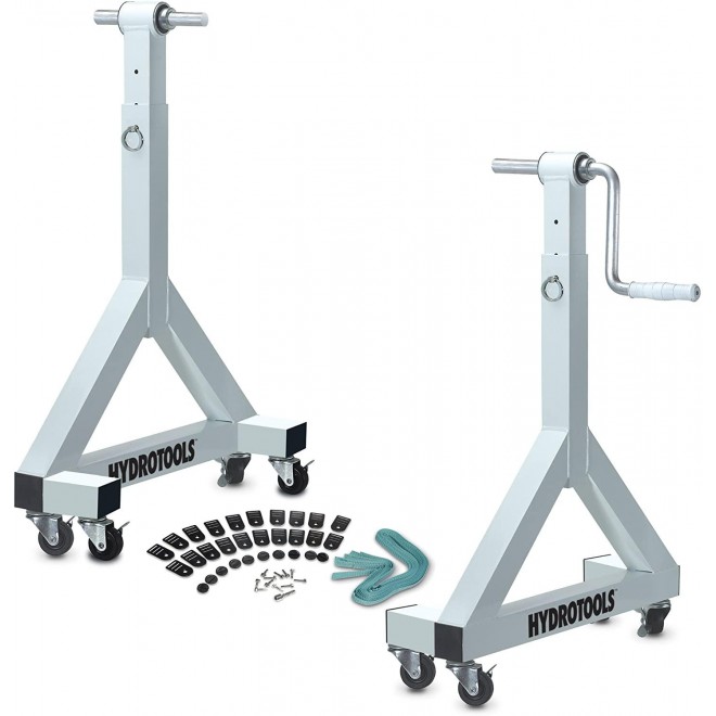 HydroTools by Swimline Premium Trussed Commercial In-Ground Pool Solar Reel System with Adjustable Height