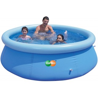 YUEWO Inflatable Swimming Pool for Kids and Adults, Large Kiddie Pool Outdoor Portable Blow Up Swimming Pool for Family, Backyard, Outside and Water Summer Party Without Filter Pumps