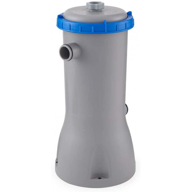Bestway 1000 GPH Above Ground Swimming Pool Cartridge Filter Pump 110-120V Includes GFCI, Two Hoses, and Single Filter Cartridge