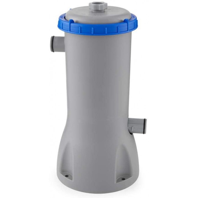 Bestway 1000 GPH Above Ground Swimming Pool Cartridge Filter Pump 110-120V Includes GFCI, Two Hoses, and Single Filter Cartridge