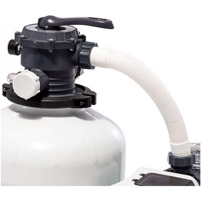 Intex 3000 GPH Pool Sand Filter Pump with Automatic Timer & Automatic Skimmer