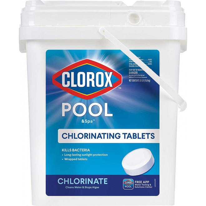 Clorox Pool&Spa Active99 3” Chlorinating Tablets 35 lb.