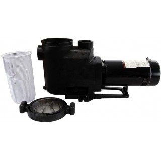 Rx Clear Silent-Flow 3/4 HP In-Ground Pool Pump with 2-Inch Ports | 48 Frame Motor | 115/230 Volts | 13/6.5 Amps | See Through Lid | High Working Performance | Low Noise Level