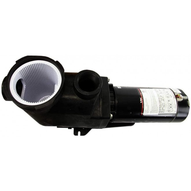 Rx Clear Silent-Flow 3/4 HP In-Ground Pool Pump with 2-Inch Ports | 48 Frame Motor | 115/230 Volts | 13/6.5 Amps | See Through Lid | High Working Performance | Low Noise Level