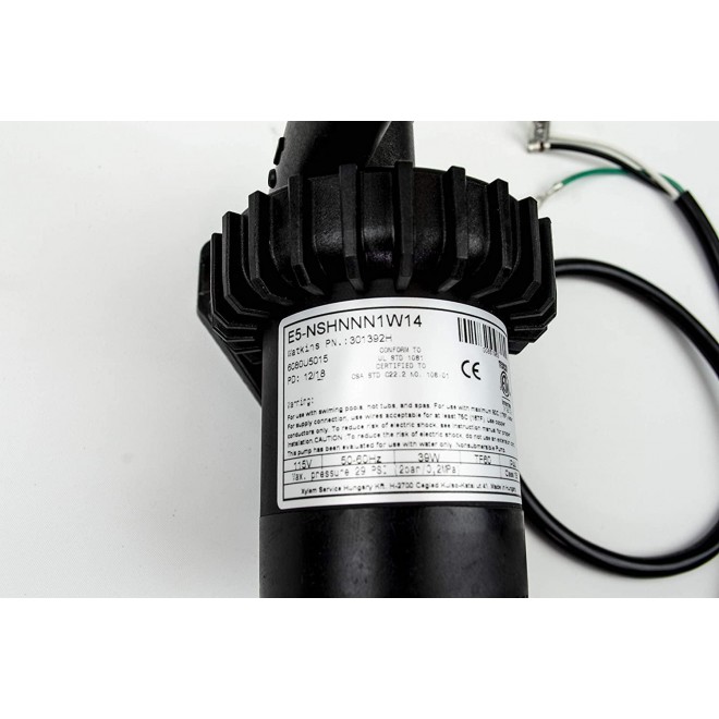 Watkins OEM CIRC Pump, E5 60HZ, Circ Pump, E5 (Silentflo 5000 & 5002 Factory Replacement) for Hot Spring, Tiger River, Limelight spas