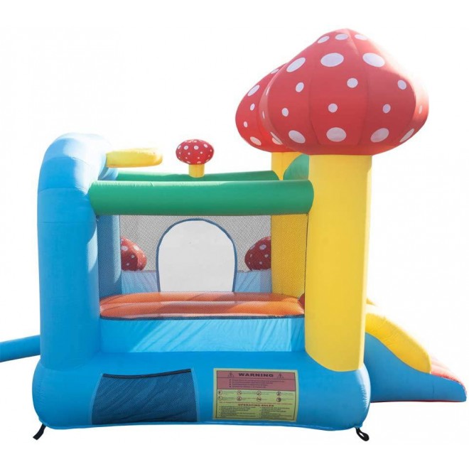 Veryke Inflatable Jumping Castle with Pool & Slide,Kids Bounce House Jump 'n Slide Bouncer for Indoor & Outdoor,Not Include Air Blower